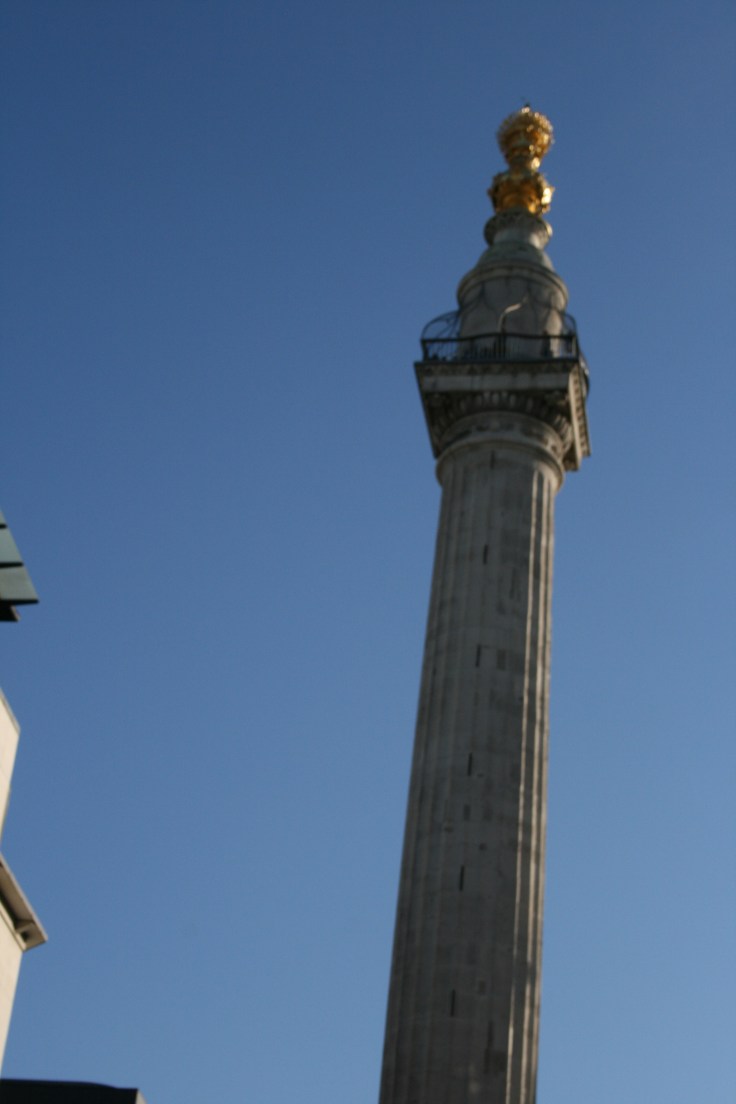 Monumnet of the great fire in London in 1666