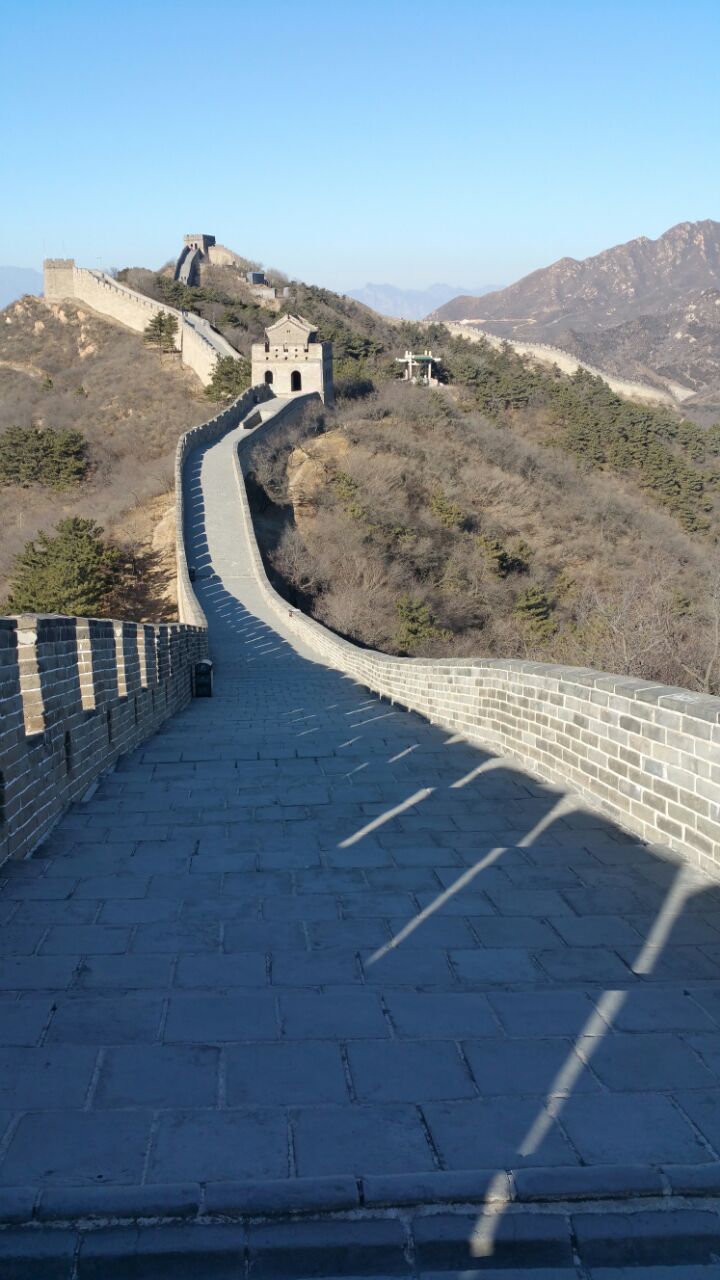 The empty Wall of China
