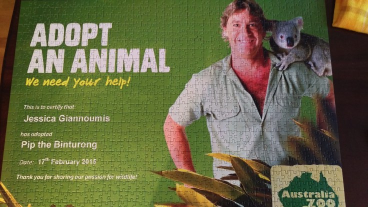 Birthday puzzle finished