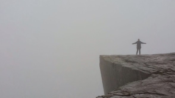Preikestolen fog