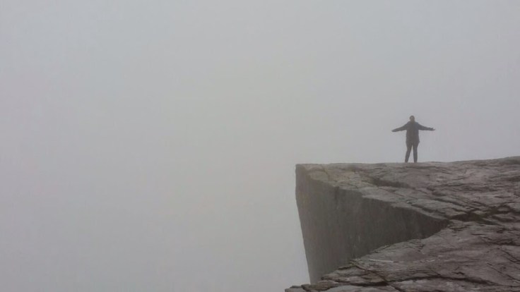 Preikestolen fog