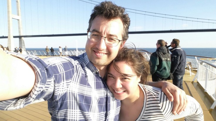 A and me on the way back from Kiel to Oslo