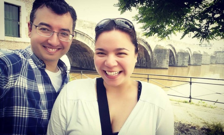 A and me at the old bridge...