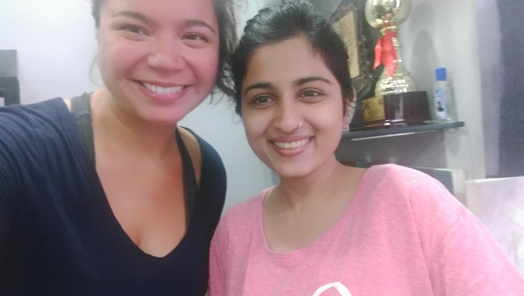 Archana, the best tattoo artist in the world, and me