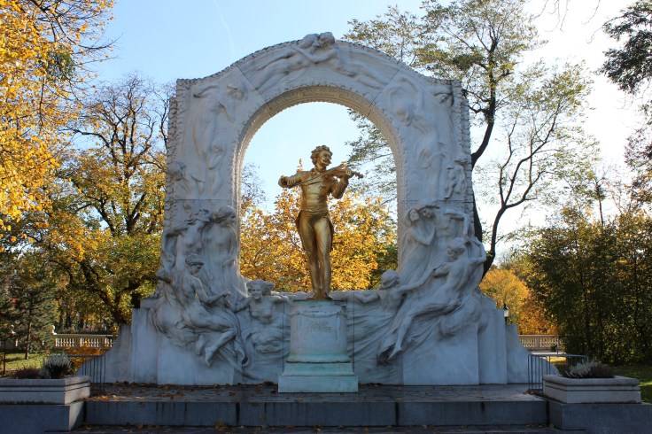 Johann Strauss Monument, courtesy wikipedia