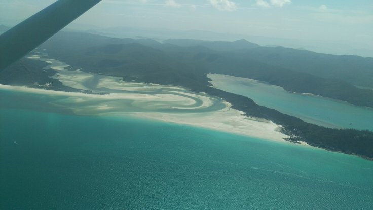  Whitsands' curves from above.