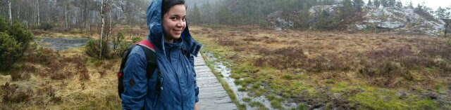 Me on the way to Preikestolen