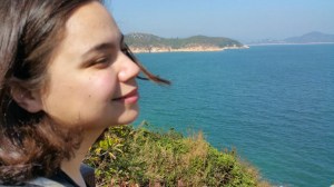 Me enjoying the view in Hong Kong